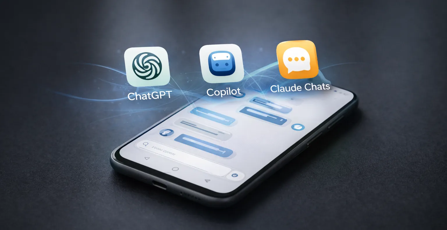 AI chat app helping with writing learning and productivity on Android
