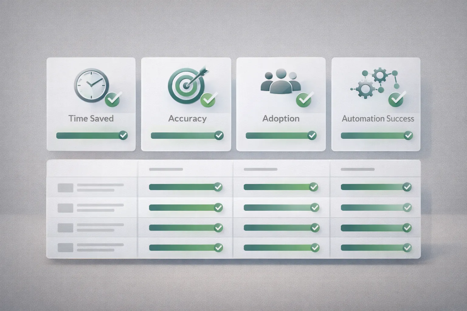 ai-productivity-kpi-comparison-time-saved-accuracy-adoption