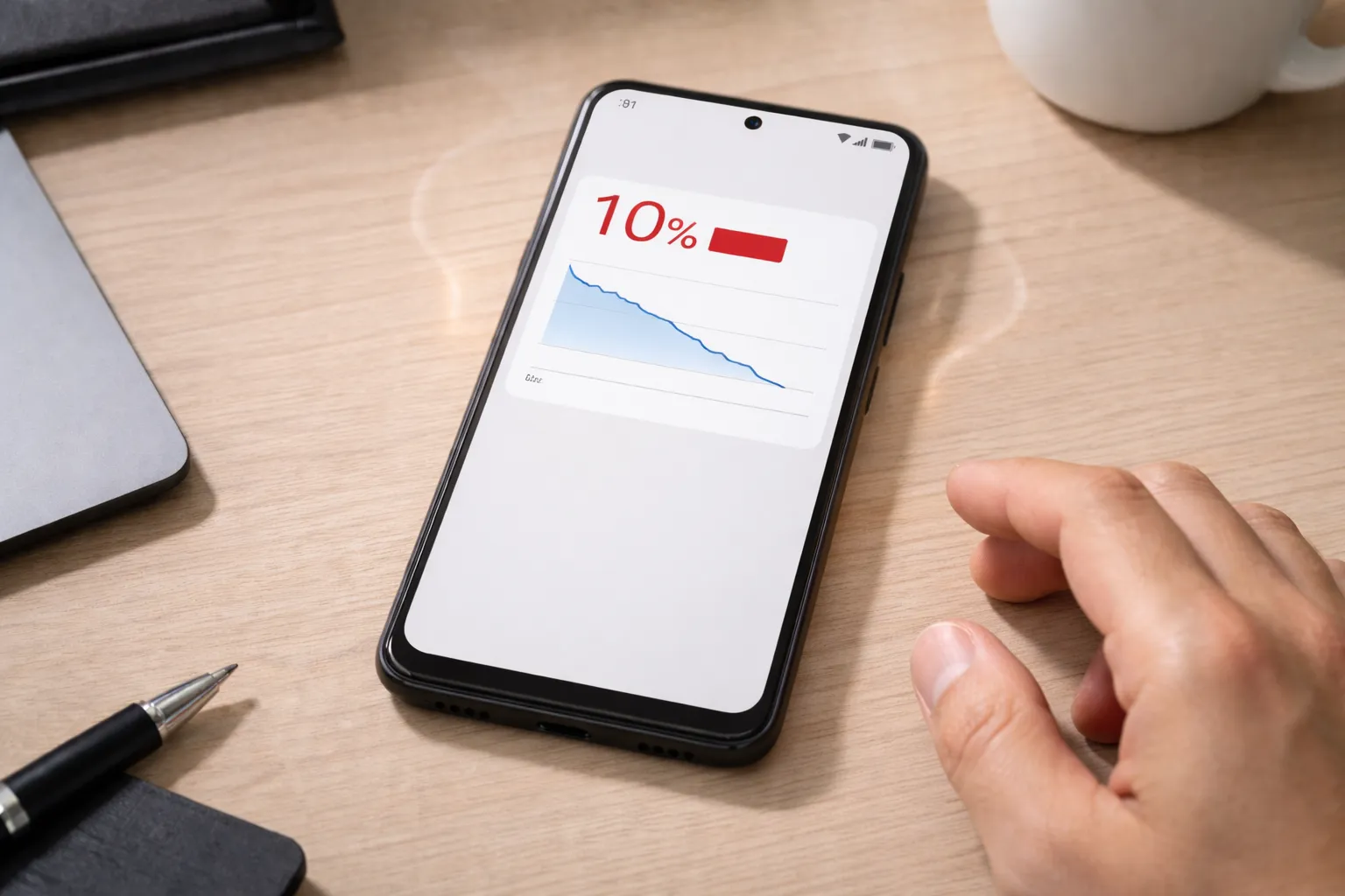 Android phone losing battery quickly during normal use
