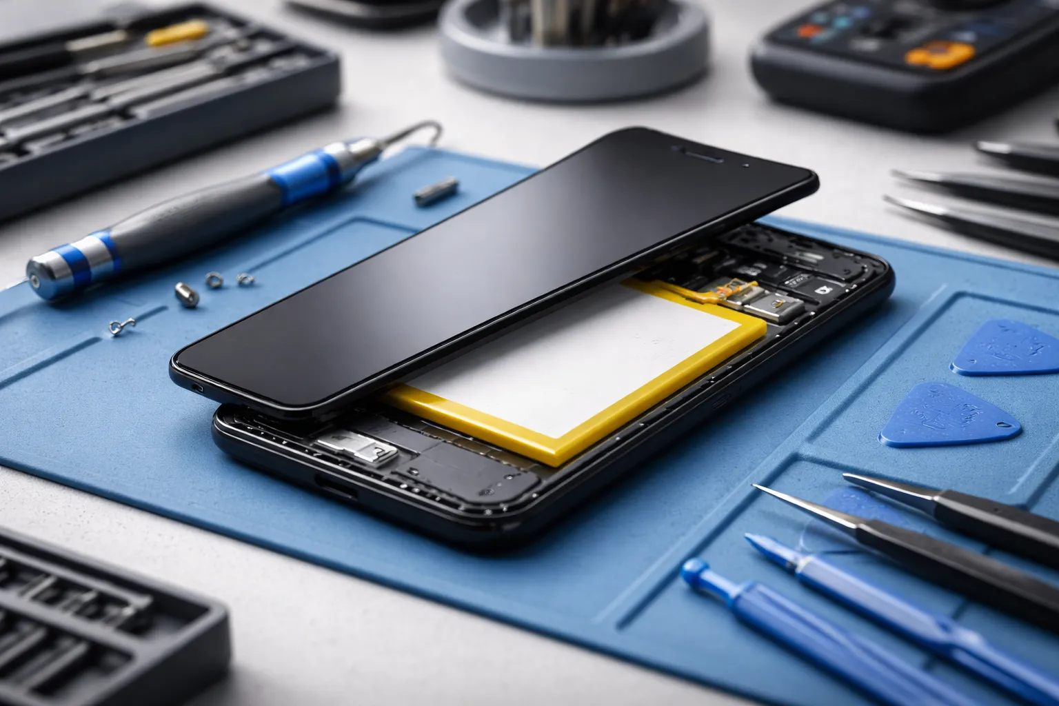 Android phone battery replacement due to low battery health