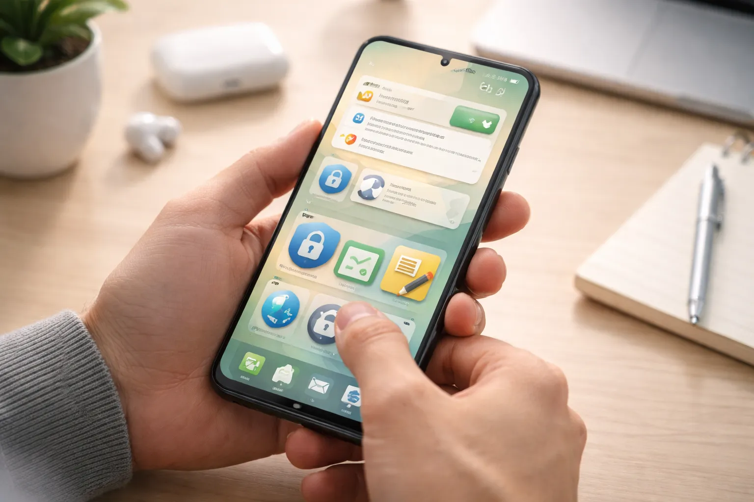 Optimized Android phone experience using utility apps for performance, security, and productivity