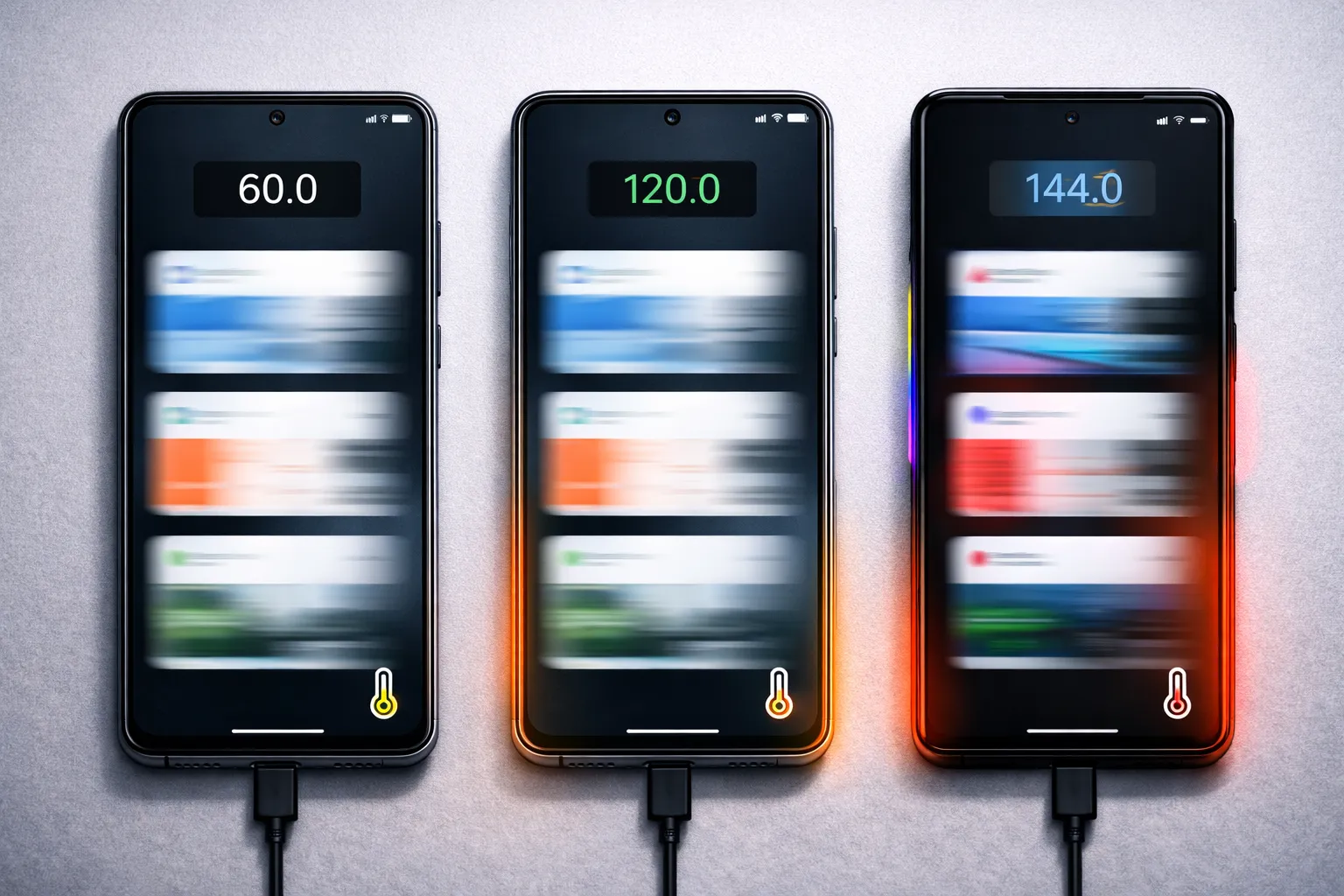 Real-world results of forcing 90Hz and 120Hz refresh rate on Android phones