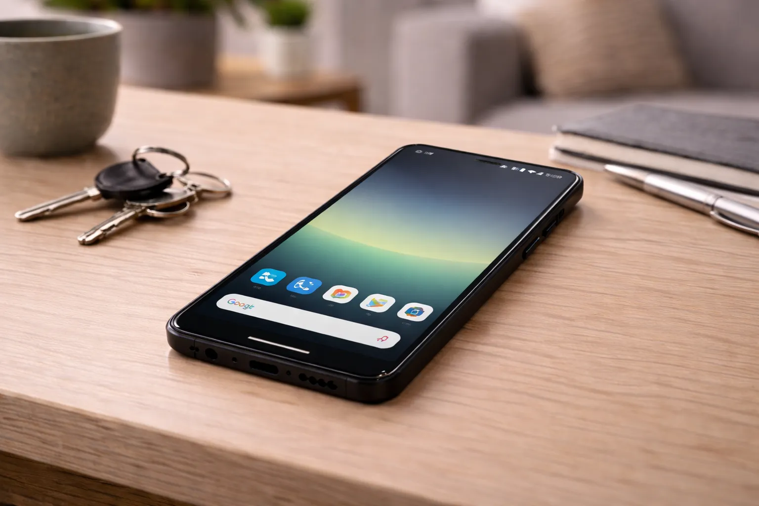 Android phone appearing idle while system processes run silently in the background