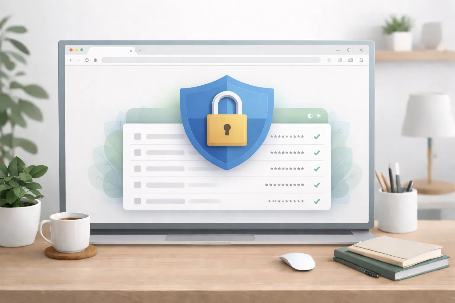Bitwarden Chrome extension managing passwords securely