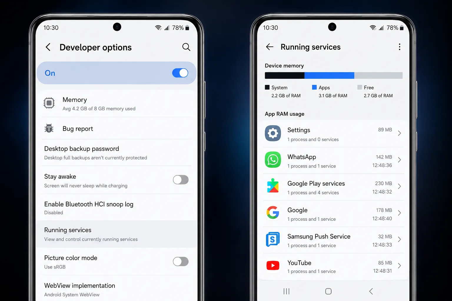 How to check which apps are running in the background on Android