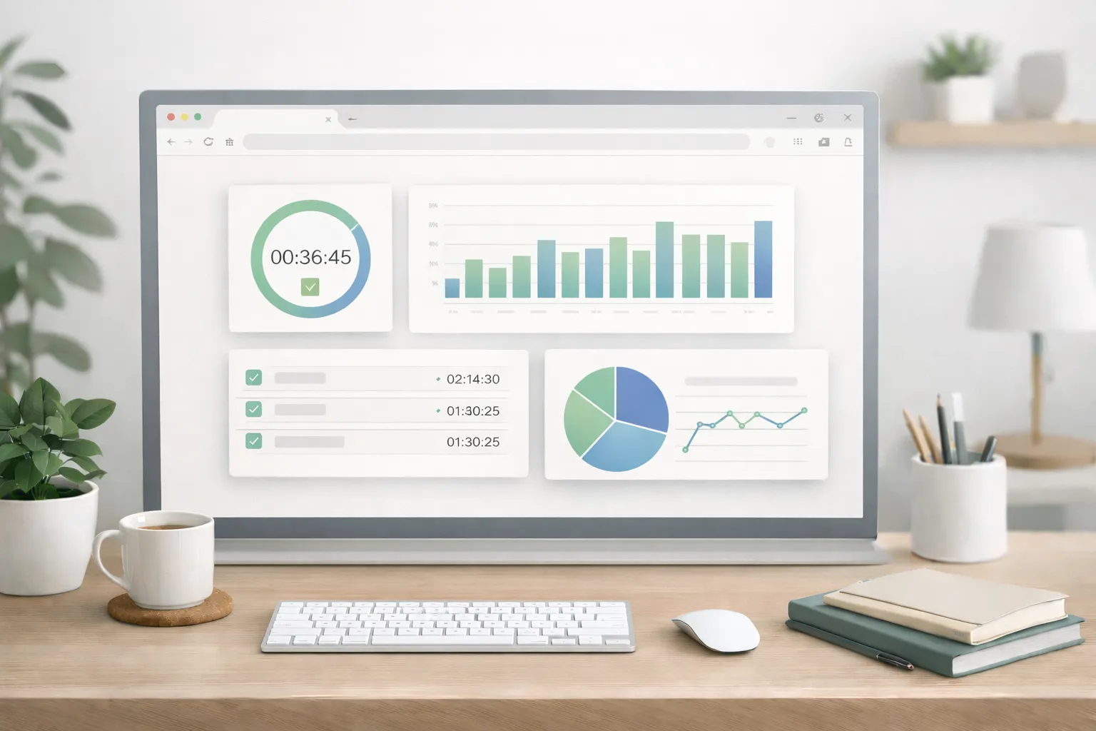 Clockify Chrome extension tracking work time and productivity