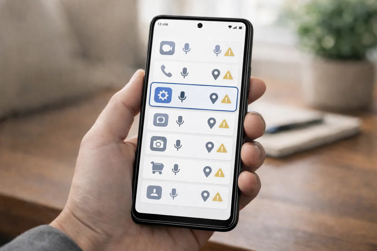 Identifying unnecessary app permissions on an Android phone