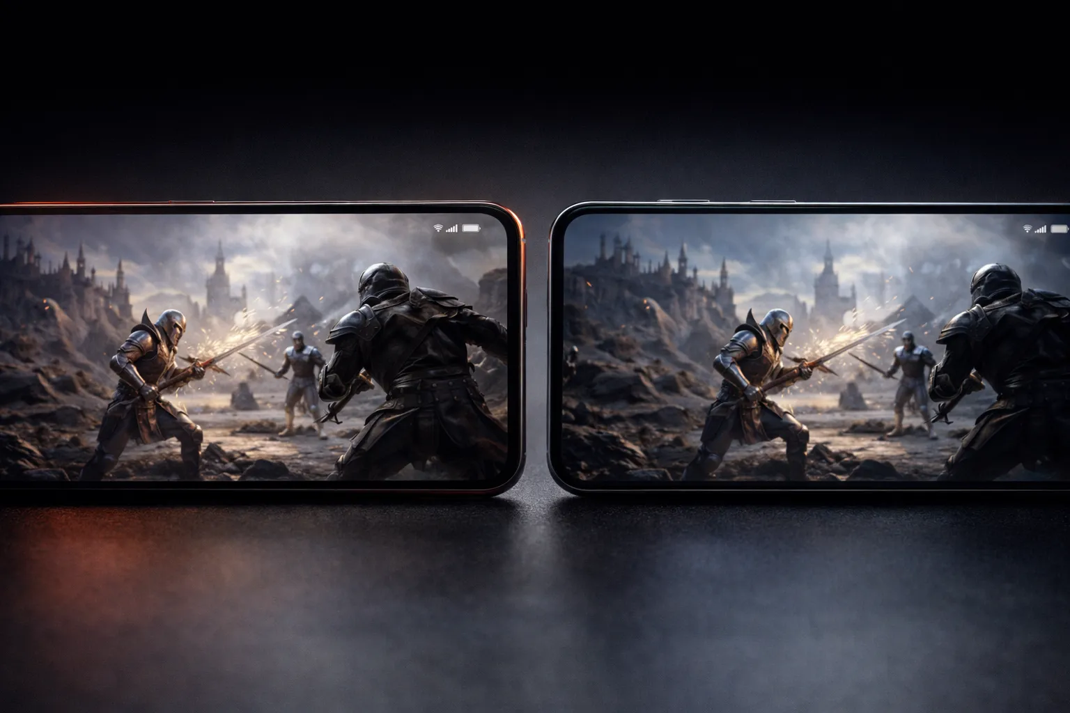 Smartphone heat map showing performance and battery impact of storage speed