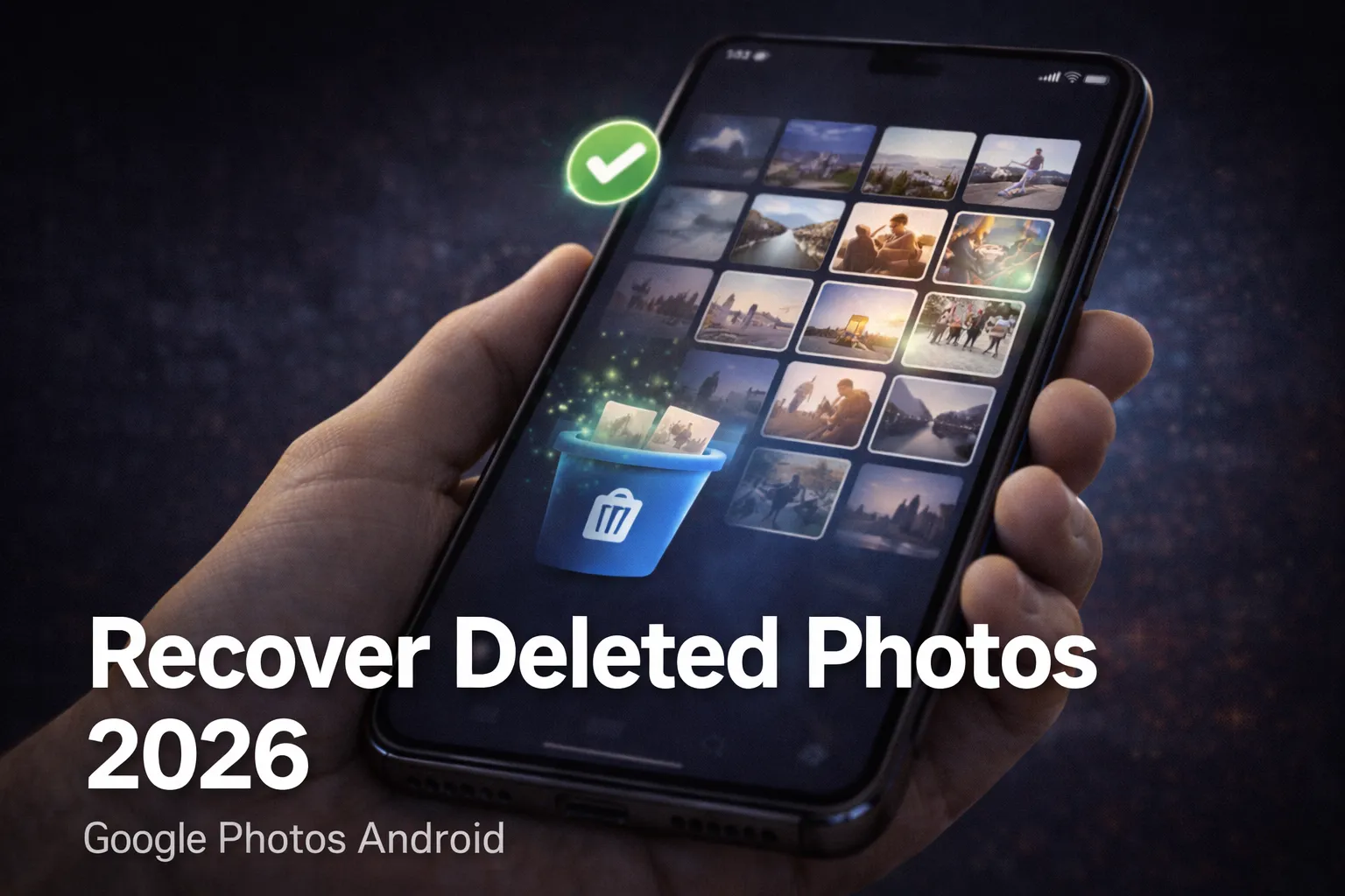 Recover deleted photos from Google Photos on Android using safe built-in methods