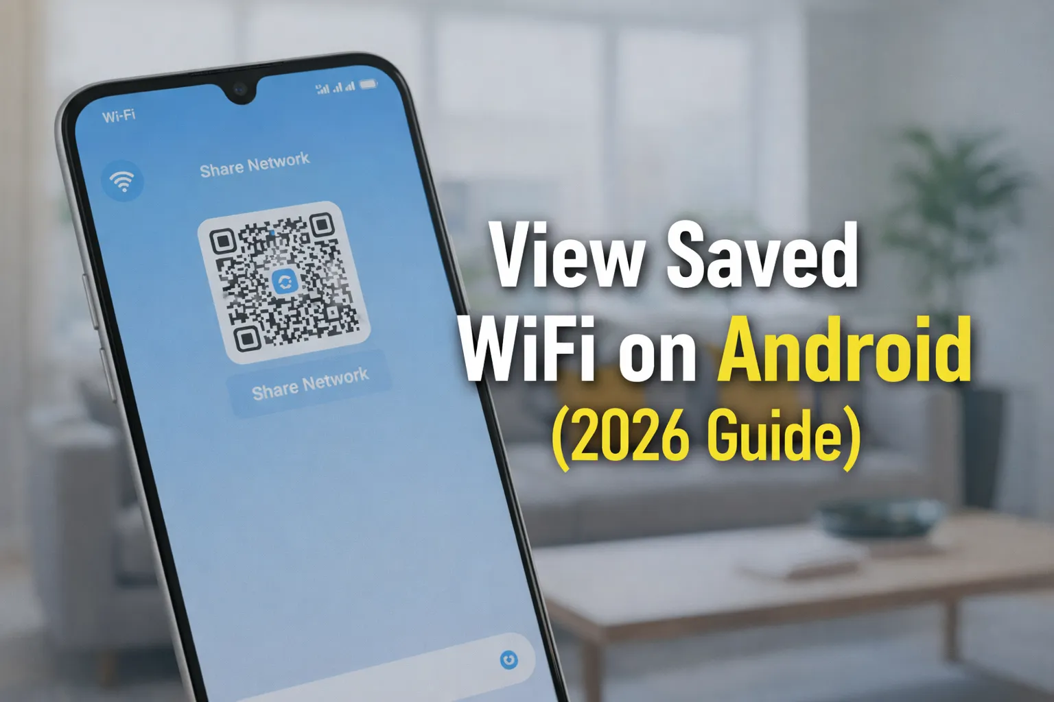 How to See Saved WiFi Password on Android (Without Root) – 2026 Step-by-Step Guide