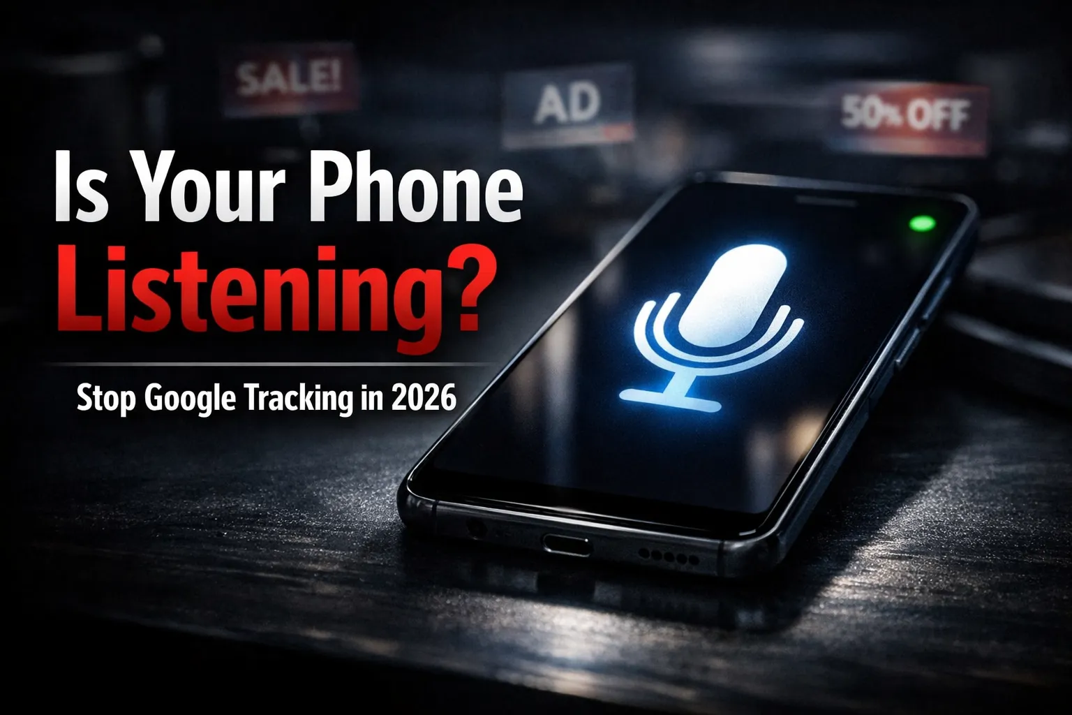 Is Your Phone Listening to You? How to Stop Google & Apps from Tracking (2026 Privacy Guide)