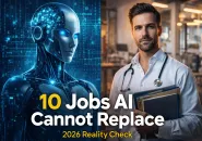 Jobs AI Cannot Replace in 2026 – Human vs Artificial Intelligence comparison