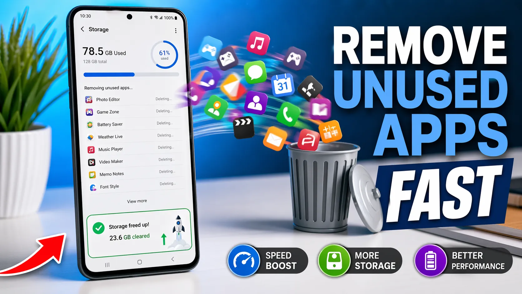 Remove unused apps fast on Android phone to free storage and improve speed in 2026